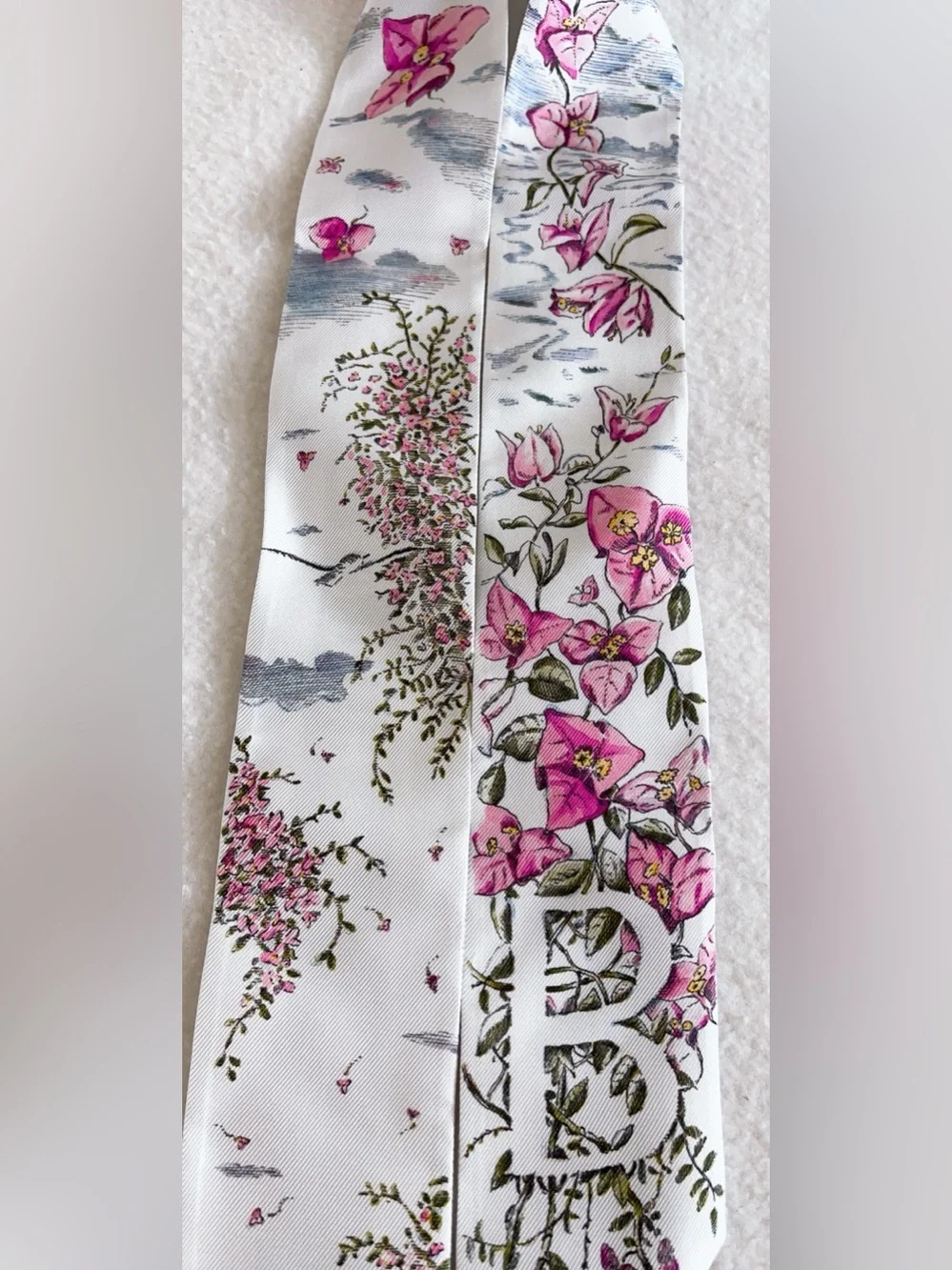 Dior Jardin  D’hiver Mitzah Silk Scarf